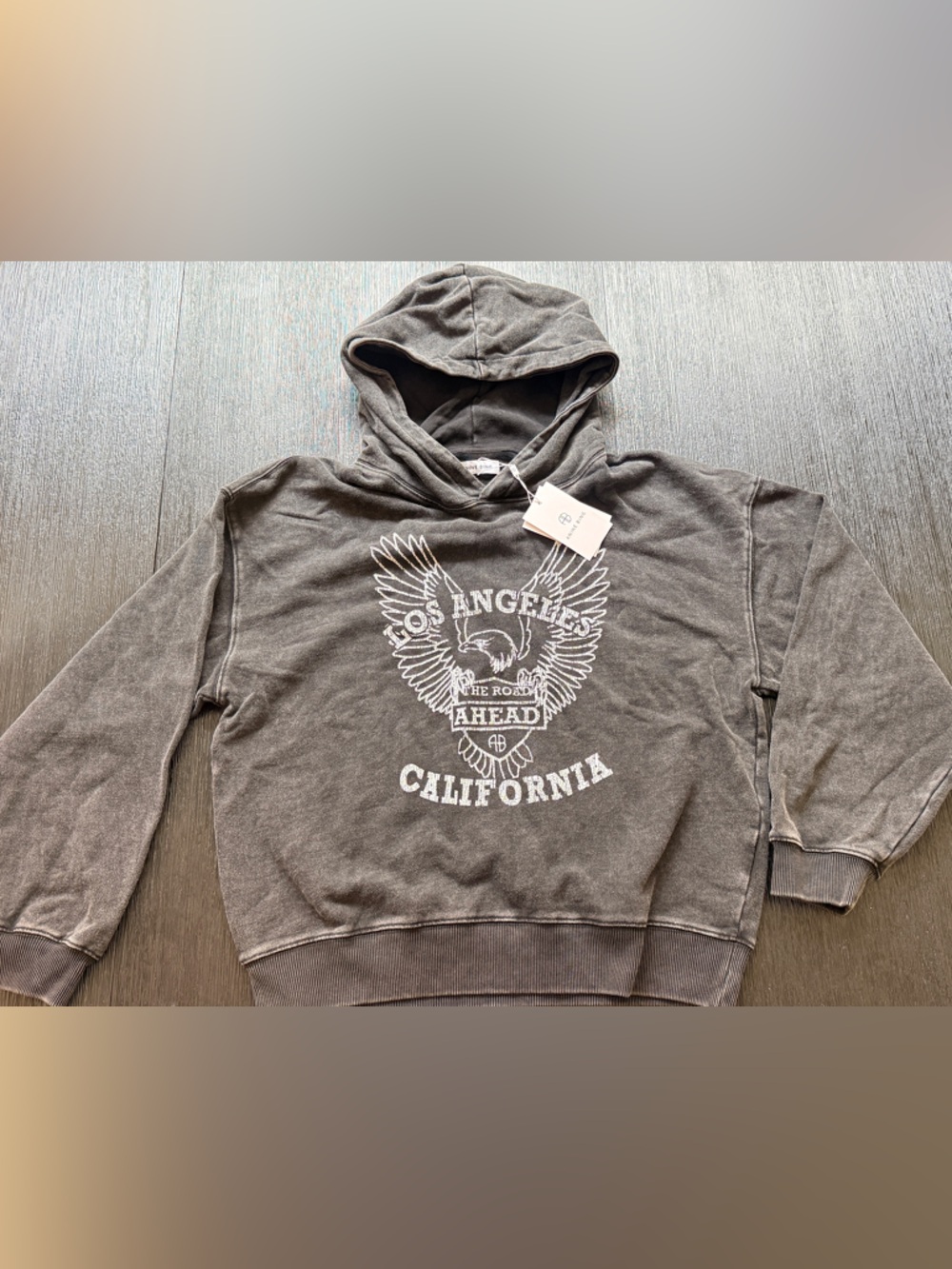 Anime Bing Alec Hooded Sweatshirt - Black Gray